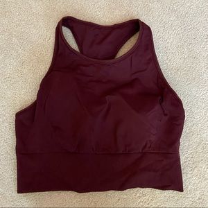 Lululemon Ebb to Train Bra in Garnet